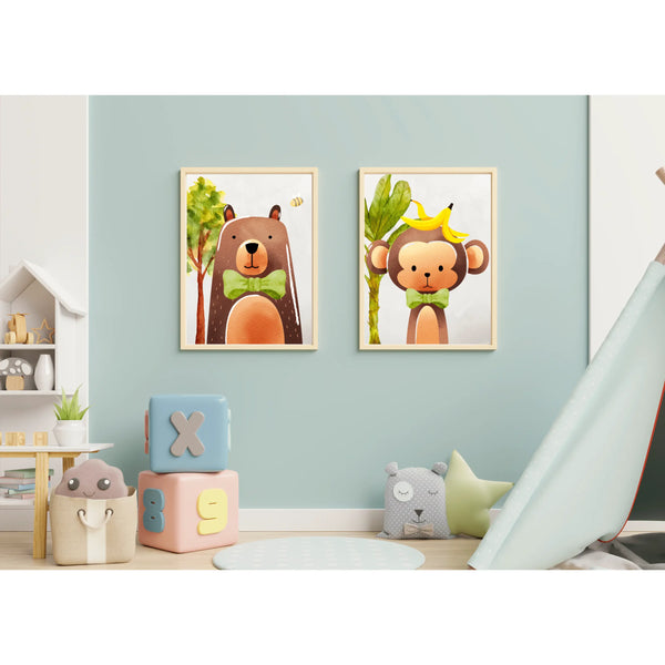 Wall Art Print - Forest Party