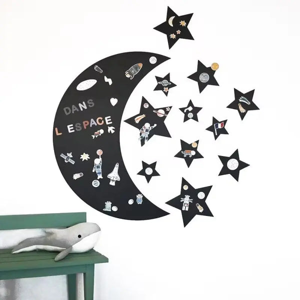Μαγνητικός Πίνακας - Φεγγάρι & Αστέρια