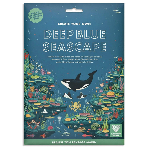 DIY Deep Blue Seascape - Little Earth Heroes