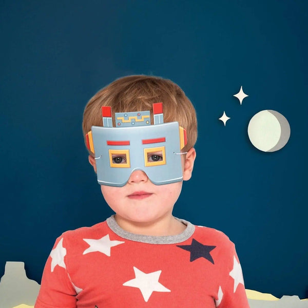 DIY Robot Mask - Little Earth Heroes