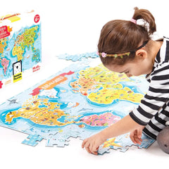 What In The World - Young Explorers Map Puzzle