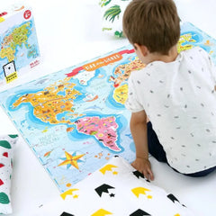 What In The World - Young Explorers Map Puzzle